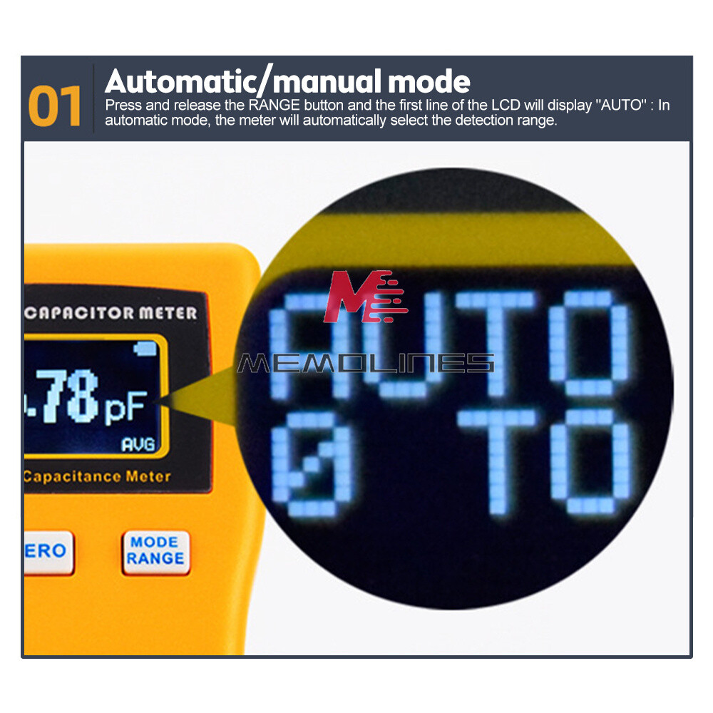 M6013 LCD High-precision Capacitor Meter For Capacitance Resistance Measurement