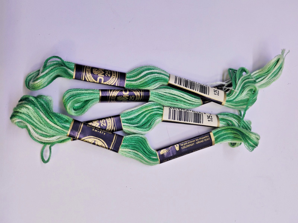 Embroidery Thread Skeins Set of 25 DMC Assorted Colors