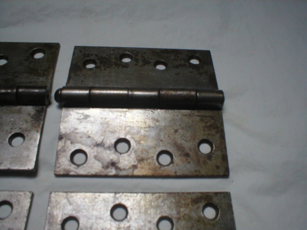 Antique Steel Cone Pin 4" Hinge Pair