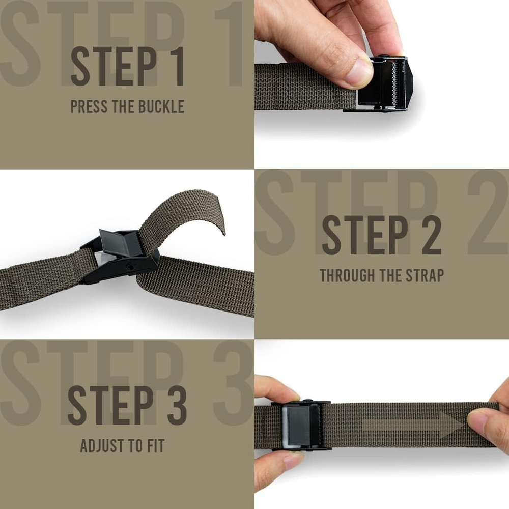 Trail Camera Straps, Game Cam Mounting Strap with Long-Lasting Alloy - 2-Pack
