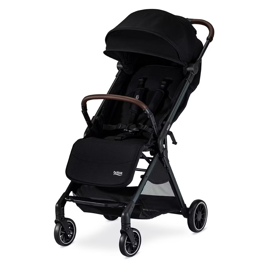 Britax Juniper Compact Stroller, Lightweight Fold-and-Go Design - Raven Black