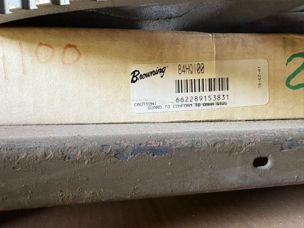 84HQ100 browning gearbelt pulley