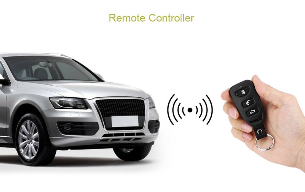 Car Accessory Remote Central Locking Kit Keyless Entry System +2 Remotes Fobs