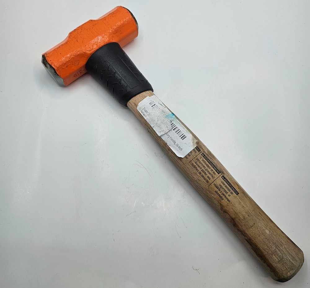 Truper 2 lb Octagonal Brown 16" Long Wood Handle
