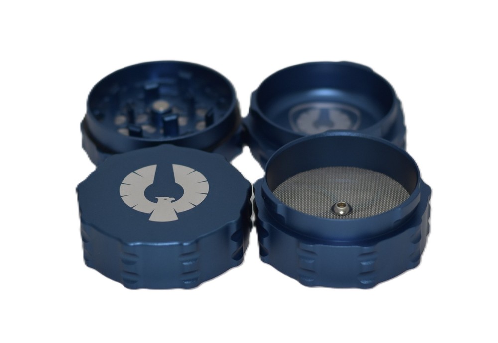 Phoenician - Medium 4 Piece Blue Grinder Authentic
