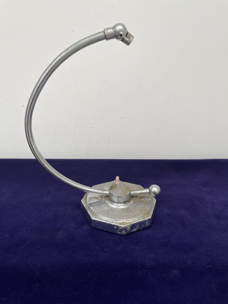 Art Deco Chrome Table Lamp Base Original