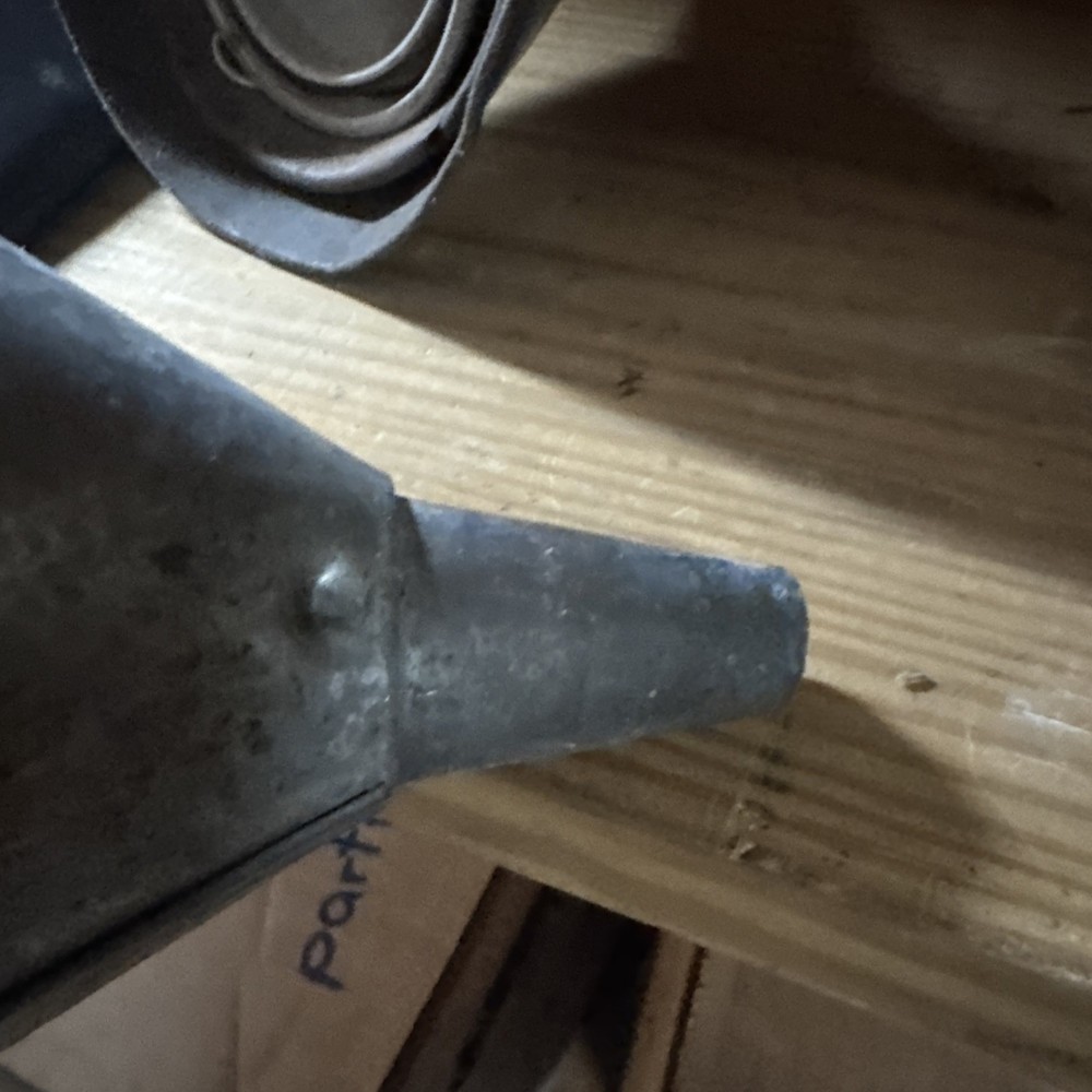 6 Galvinized Funnels All Different Sizes