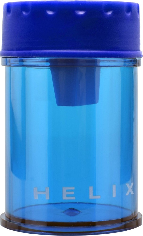 Helix Canister 2 Hole Pencil Sharpener, Assorted Colors (17087)