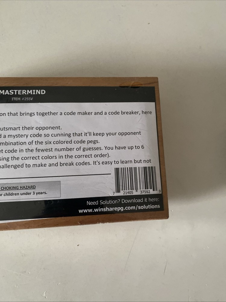 Codebreak Master - Wooden Brain Teaser Game