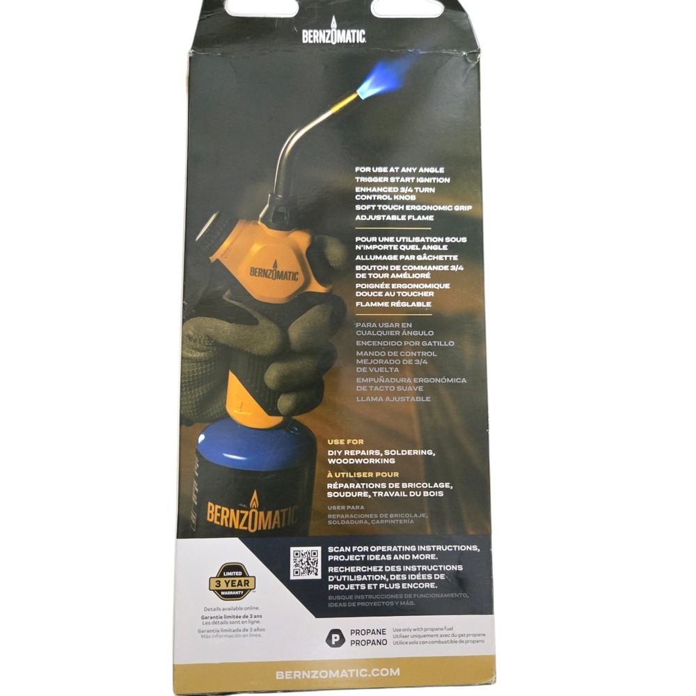 Bernzomatic Flame Commander Propane Torch TS3700T