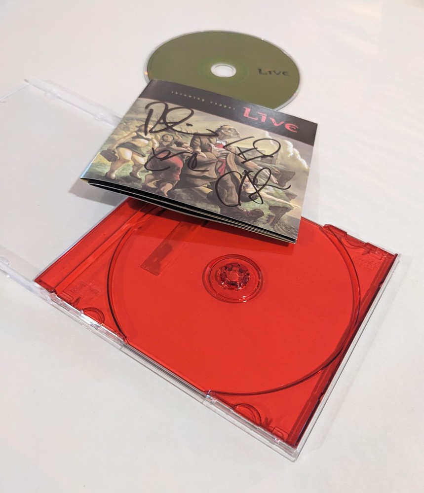 LIVE signed THROWING COPPER compact disc CD KOWALCZYK Jerry Harrison +3 COA