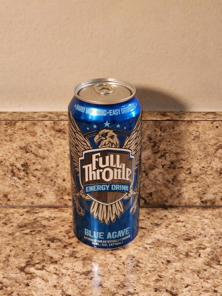 Full Throttle Energy Blue Agave Old Design Full 16oz Can