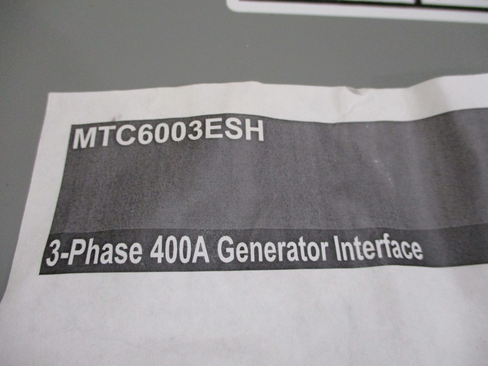 *NEW* COMMTECH / MICRIN MTC6003ESH GENERATOR INTERFACE PANEL