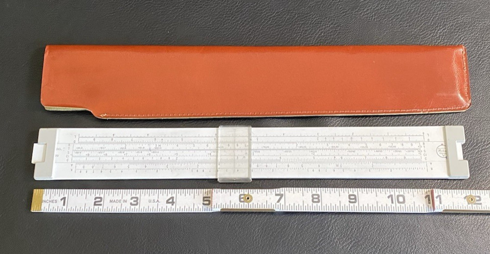 Vintage Pickett Trainer Model 120 Slide Rule & Case