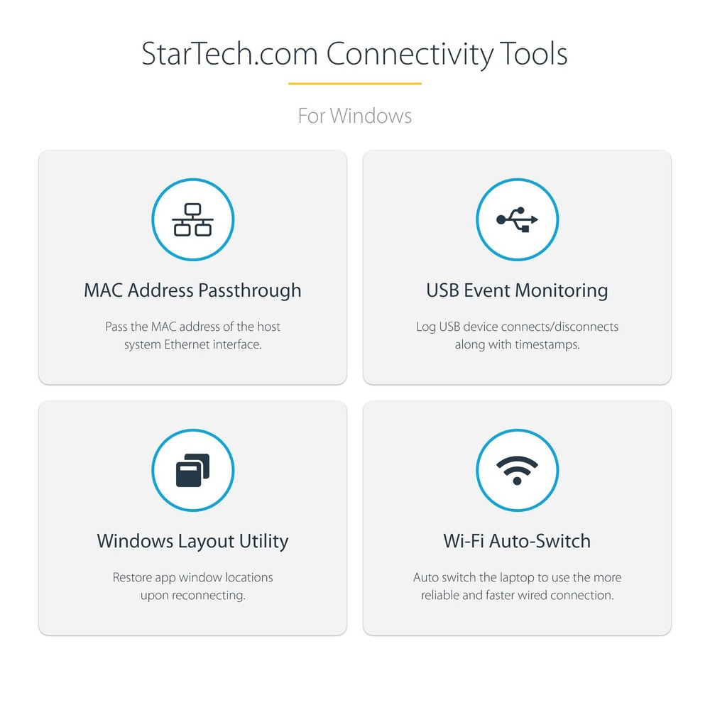 StarTech Thunderbolt Dock w/ USB-C Host Compatibility TB3CDK2DH