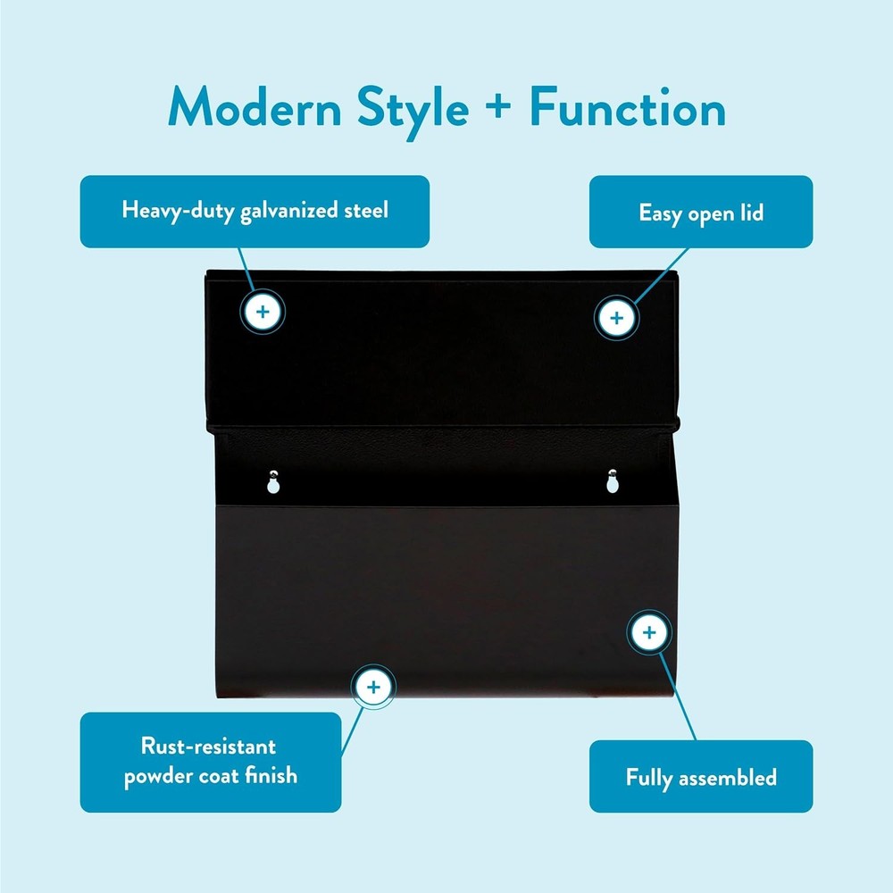 Architectural Mailboxes Woodlands™ Wall-Mounted Mailbox for Outside, Rust-Resist