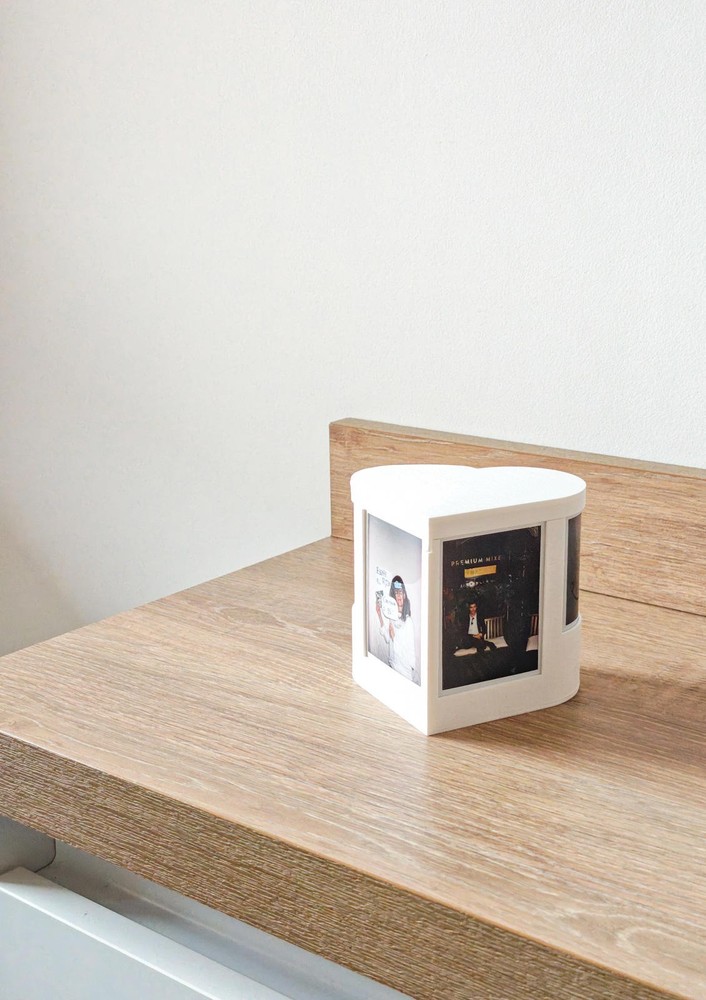 Instax Heart Display Box - Multi-Photo Frame and Secret Gift Container