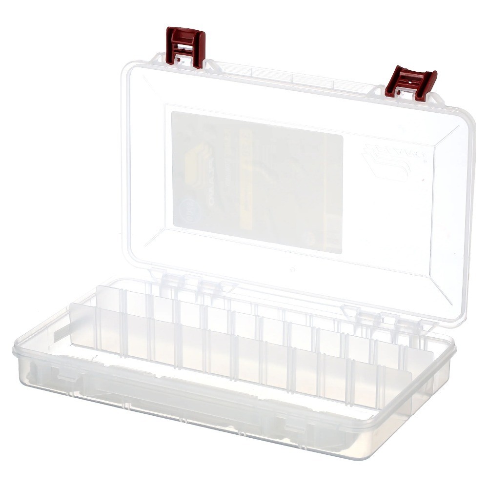 Large Clear Organizer Tackle Box ProLatch Stowaway 2 Pack Storage Case