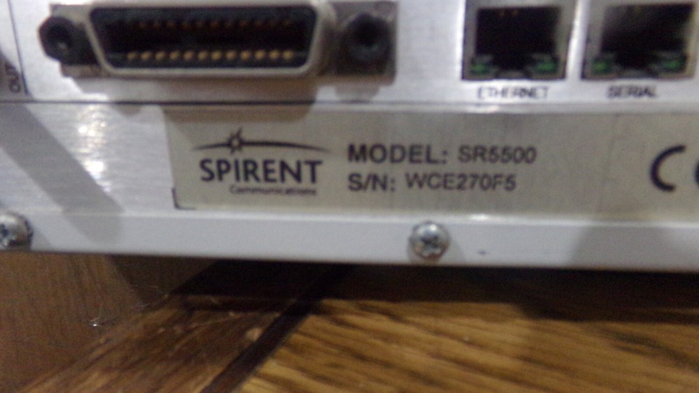 Spirent Model: SR5500 Wireless Channel Emulator with Manual