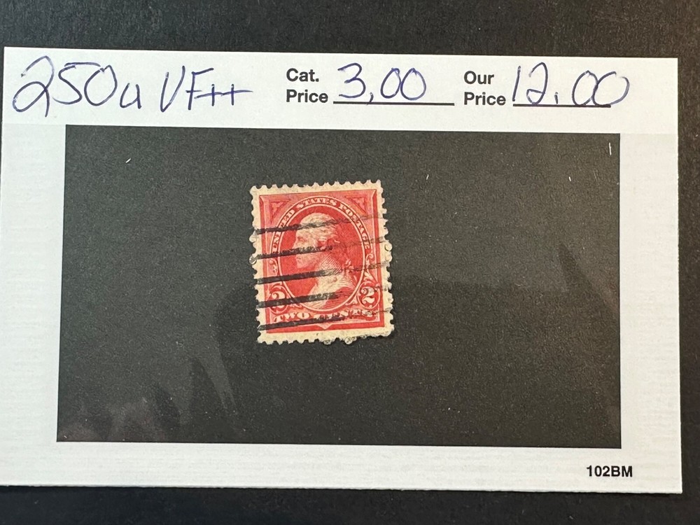 Scott # 250  VF++    2024 Scott Catalogue Value $ 3.00