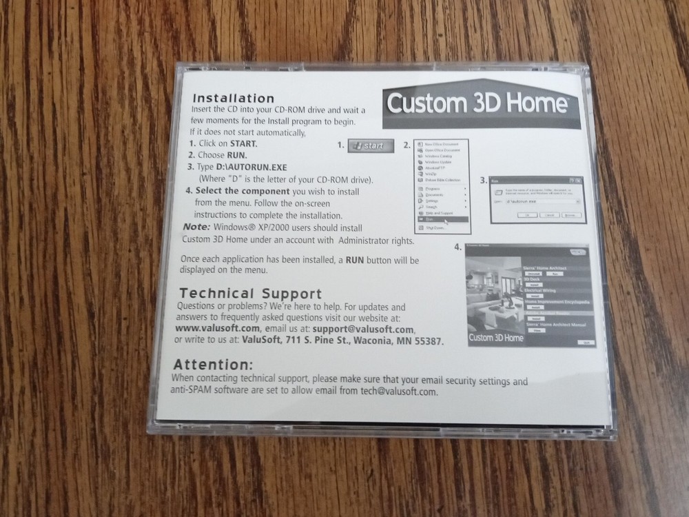 Custom 3D Home 4 Complete Products Valusoft PC CD-ROM 2004