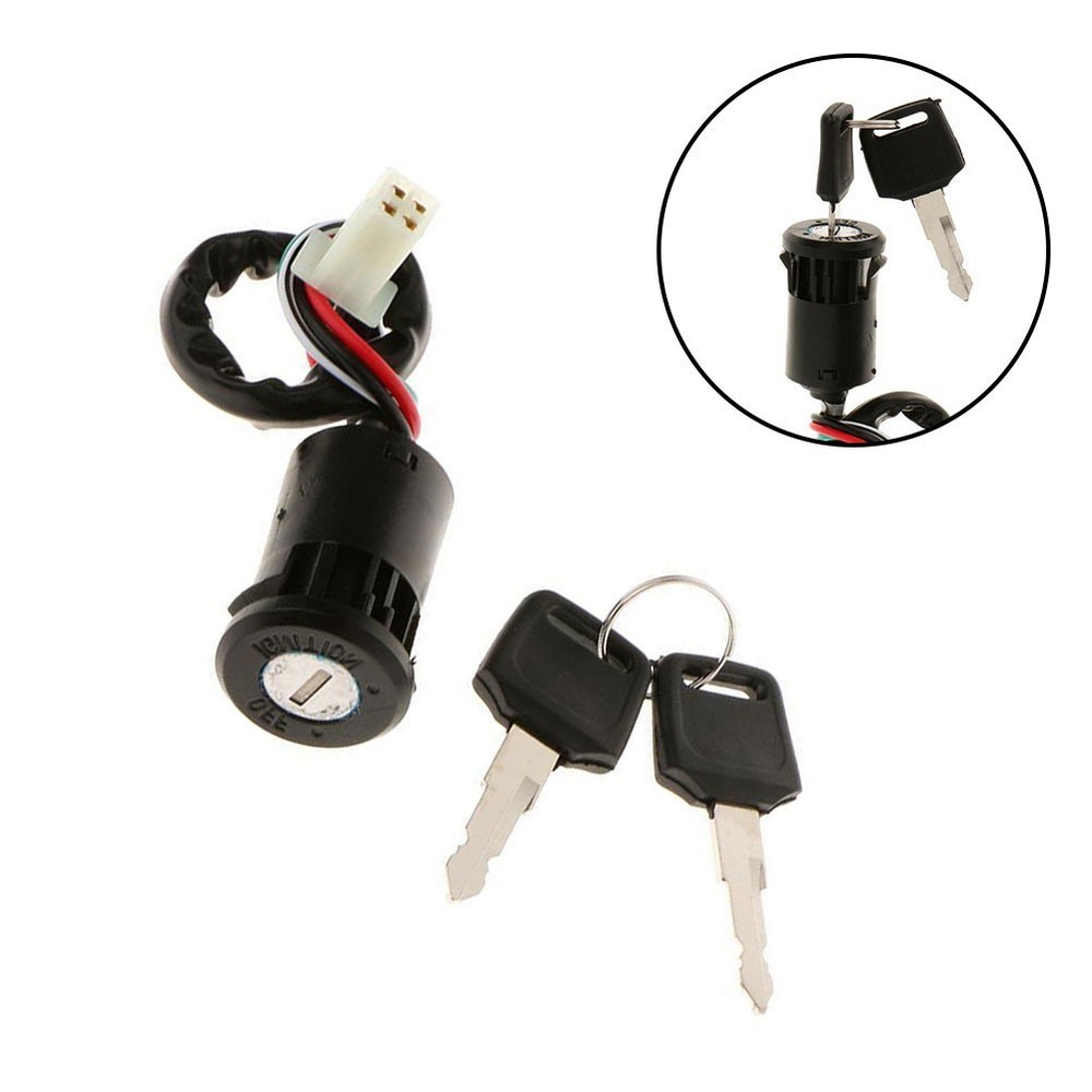 Essential Replacement Ignition Switch For 4 Wire Connection And 2 Keys