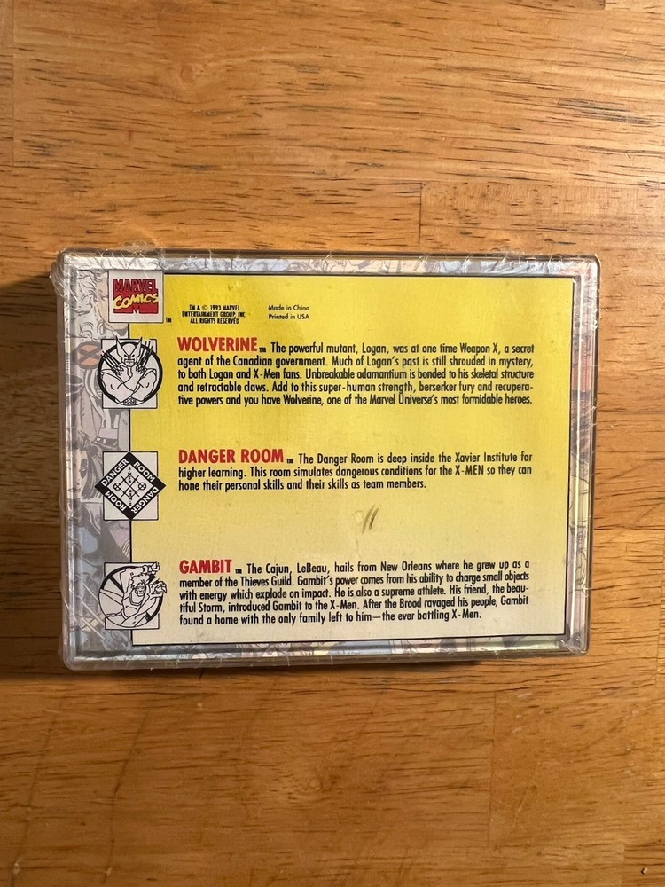 1993 Marvel Comics X-Men Collector Pin Set