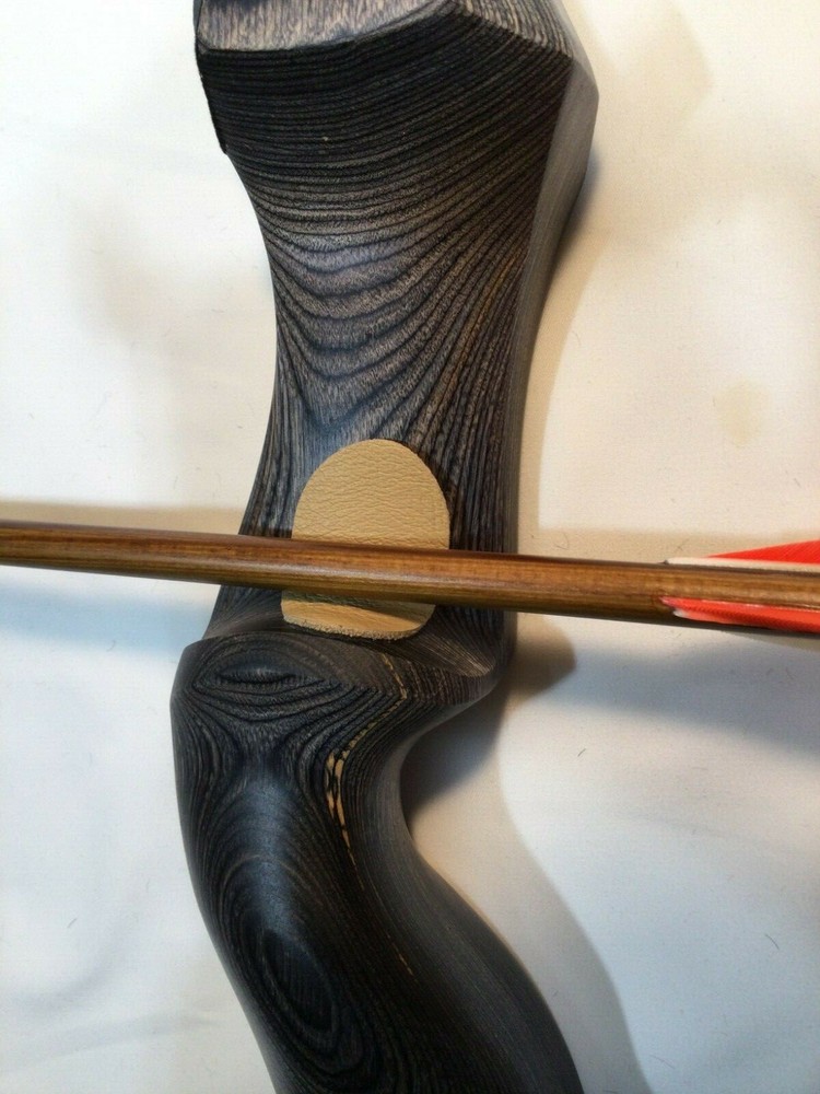 TAN 3 PC LEATHER OVAL SHAPE Adhesive ARROW REST fits SAMICK SAGE BLACK HUNTER
