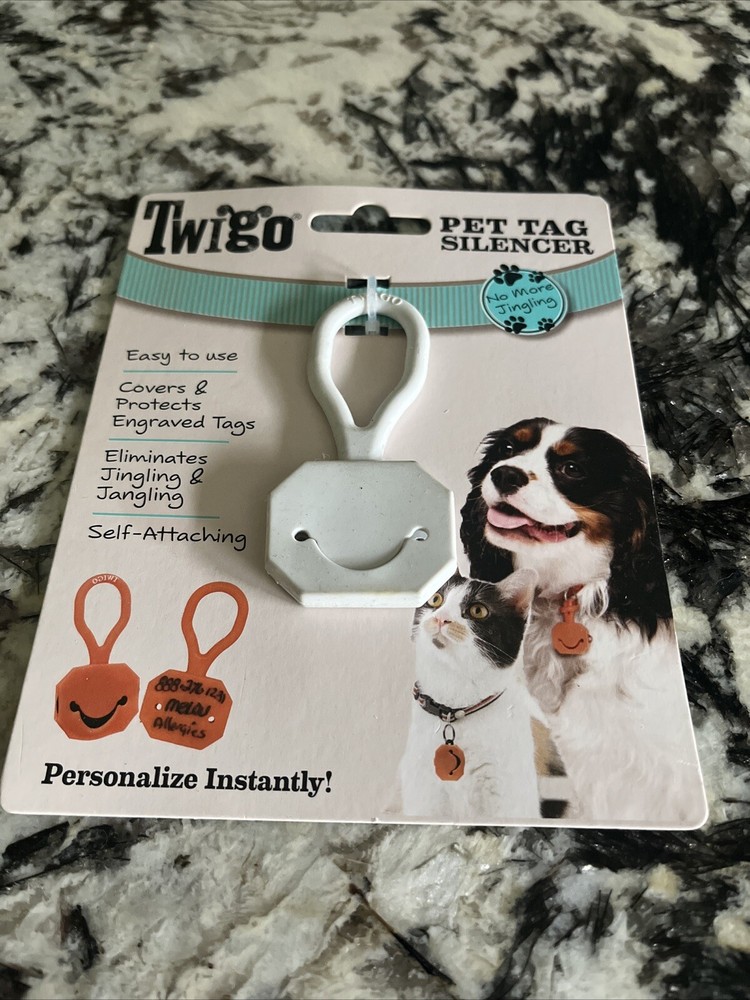 Twigs Pet Tag Silencer White
