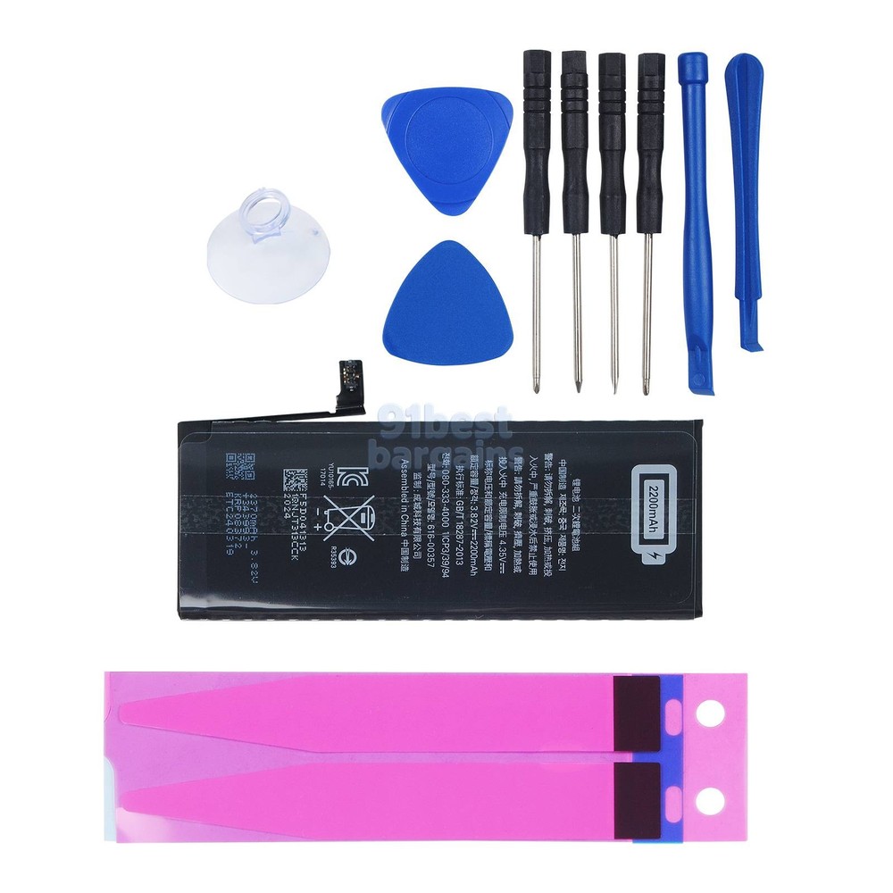 For Apple iPhone 7 Battery Internal Replacement 2200mAh + Tool Adhesive