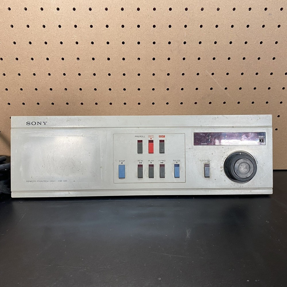 Vintage Sony RM-580 Remote Control Unit VIDEO EDITING