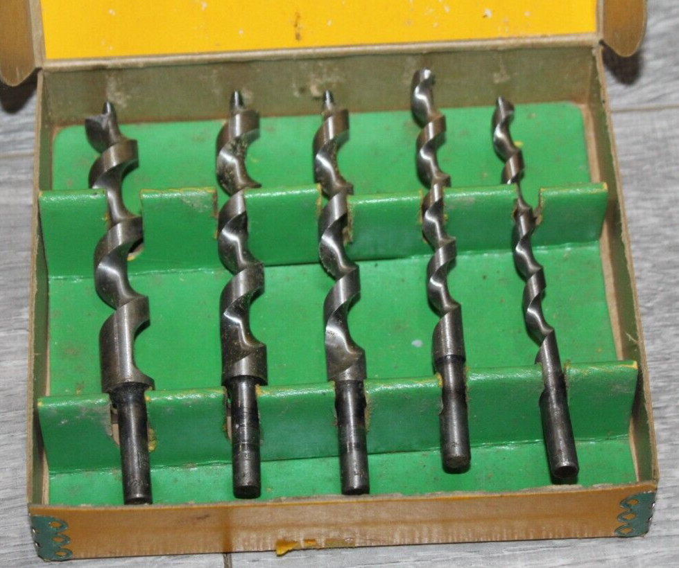 GREENLEE NO 275P SOLID CENTER ELECTRICAL DRILL BITS In Original Box Vintage Old