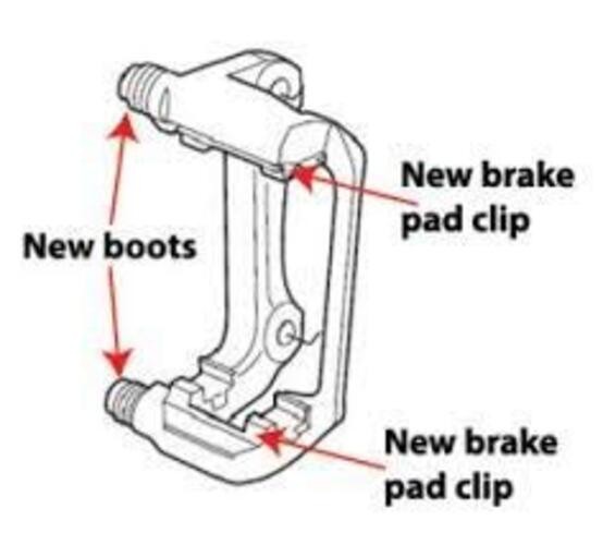 (117.37015) Disc Brake Hardware Kit