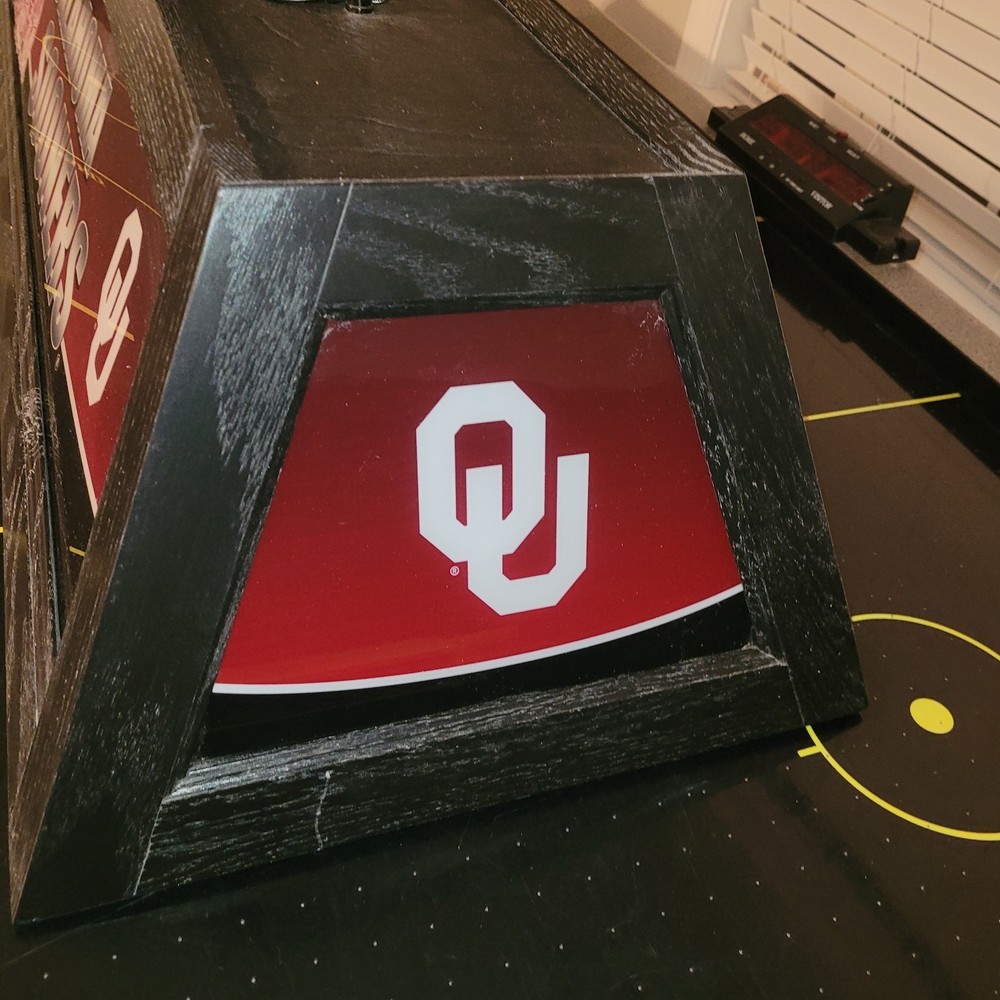 Oklahoma Sooners Pool Table Light