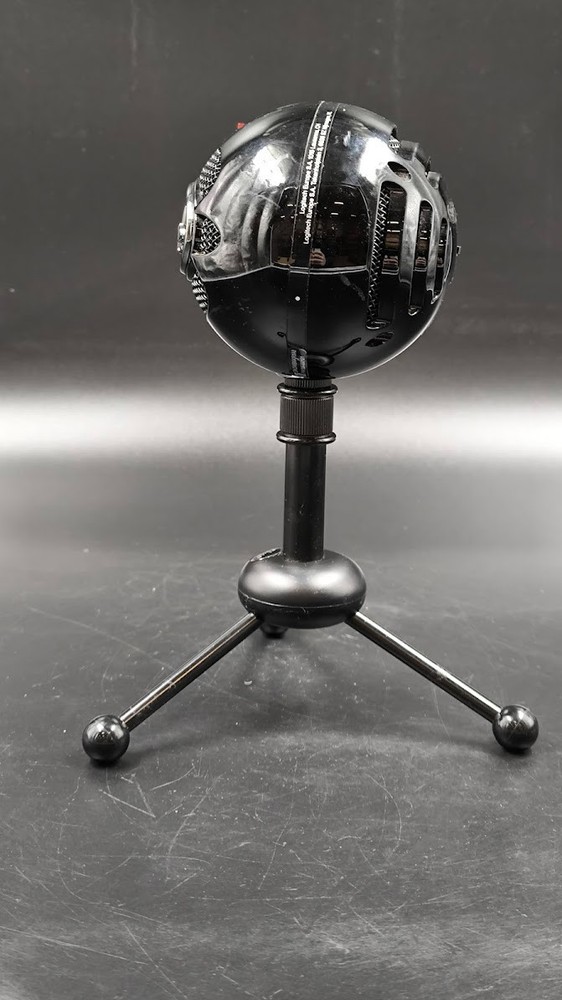 Blue Snowball USB Microphone Used Working Black