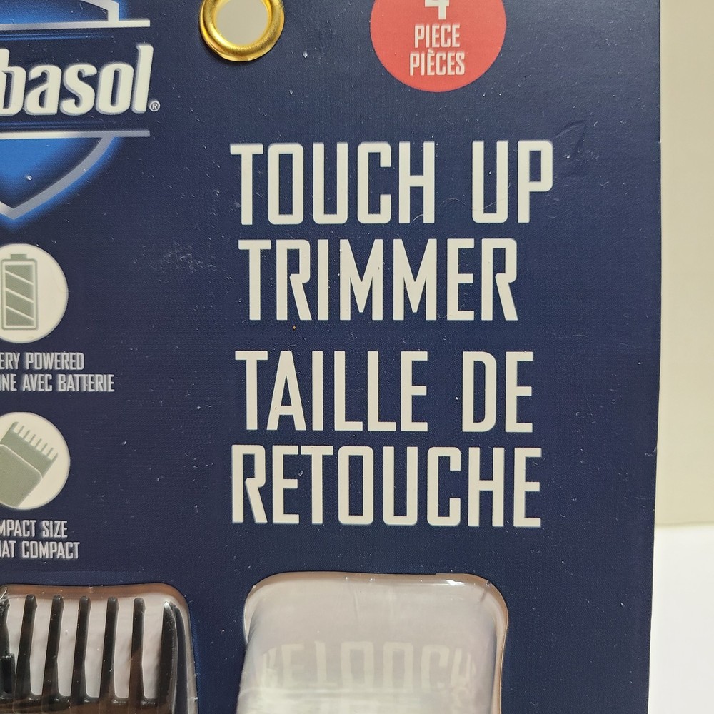 Barbasol 4 pc. Touch up Trimmer Set. Battery Powered.