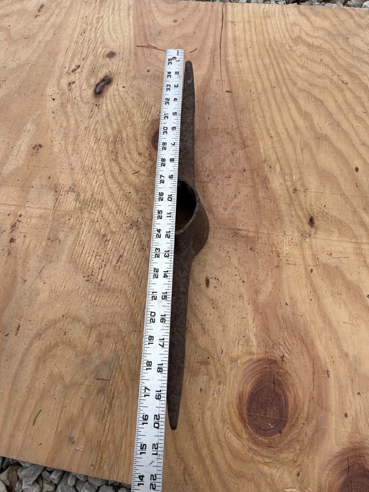 Long Pick Head Rusty Rustic no handle Original Vintage Primitive Farm Decor