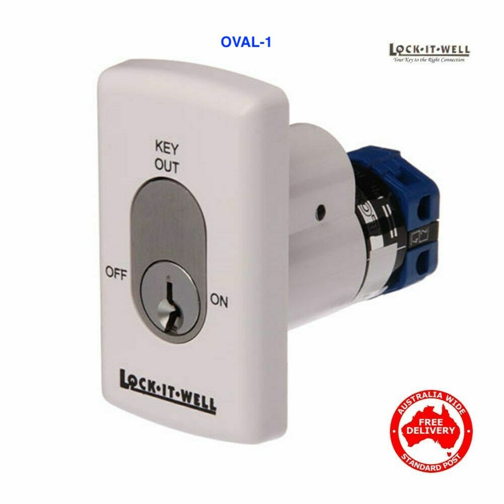 Lock It Well Oval Key Switch-LIWOVAL1