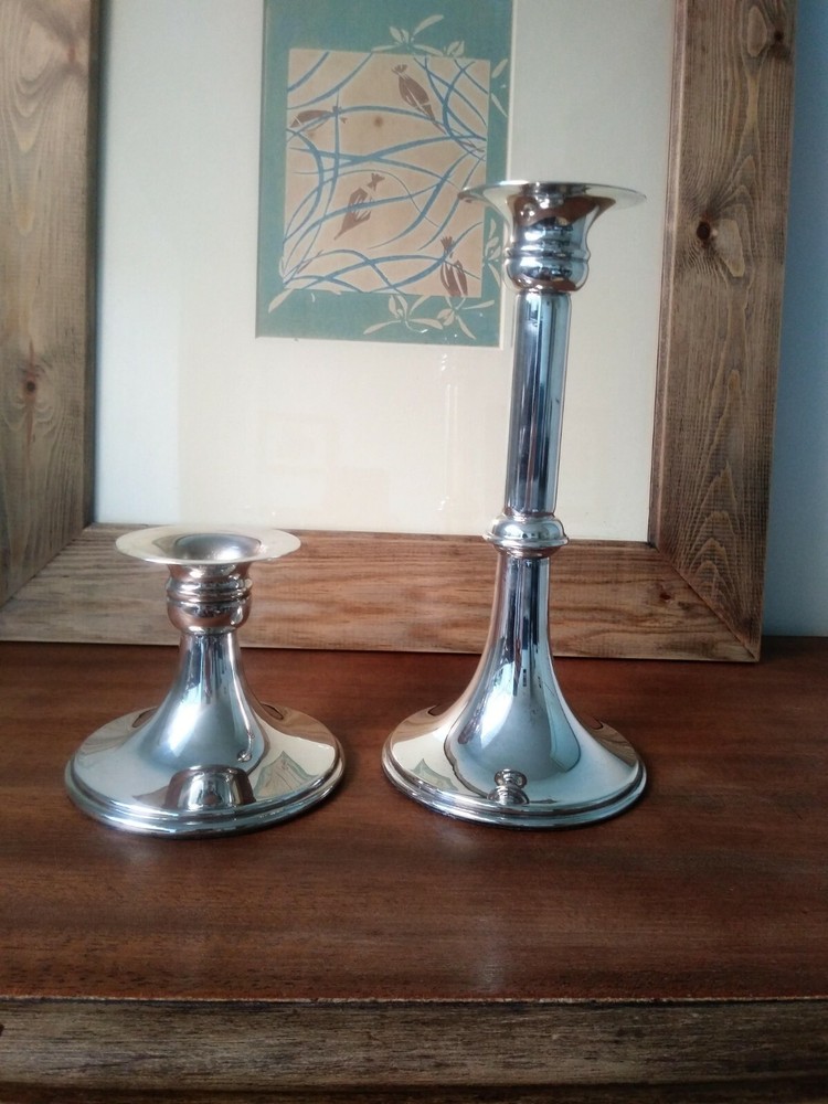 Silver Candle Holder