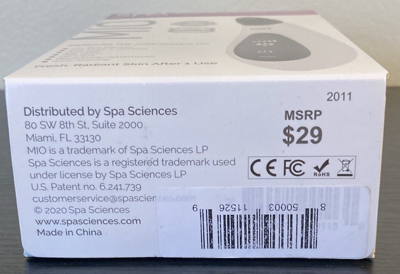 MIO Spa Sciences Diamond Microdermabrasion Pore Extraction Resurfacing System