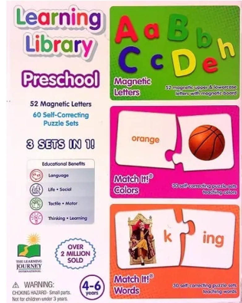 Learning Library Preschool Activity Box - New