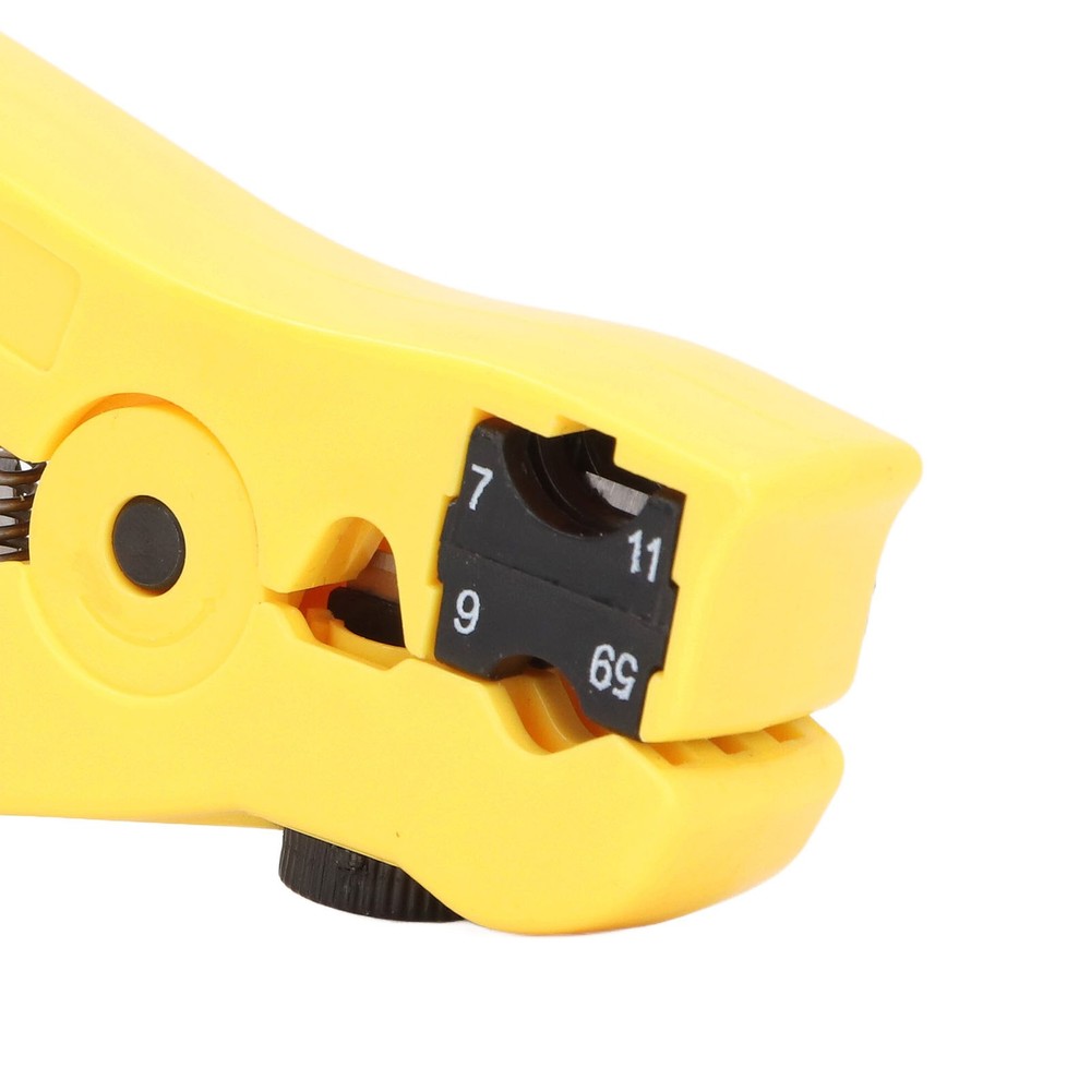 Coaxial Cable Crimping Pliers Combination Tool Adjustable Coax Stripper New