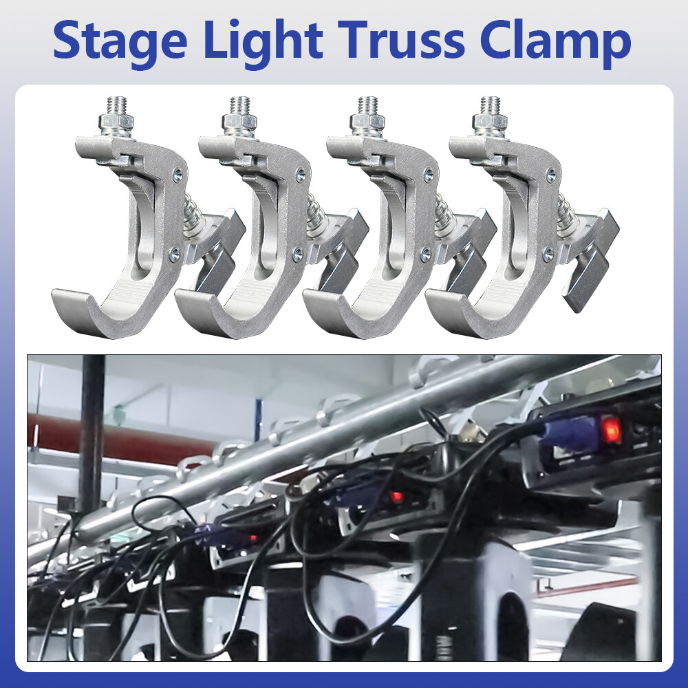 4Pack Stage Light Clamp Truss Bracket Hook Clamp DJ Projector Bar Light
