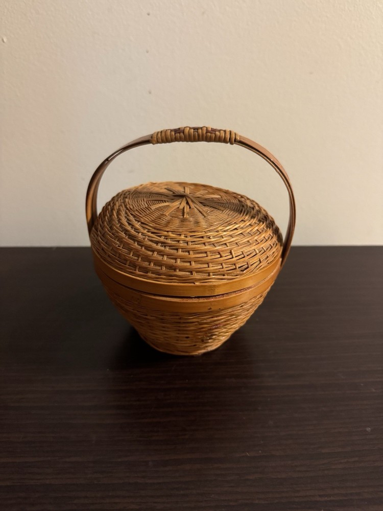 Vintage Chinese Sewing Basket