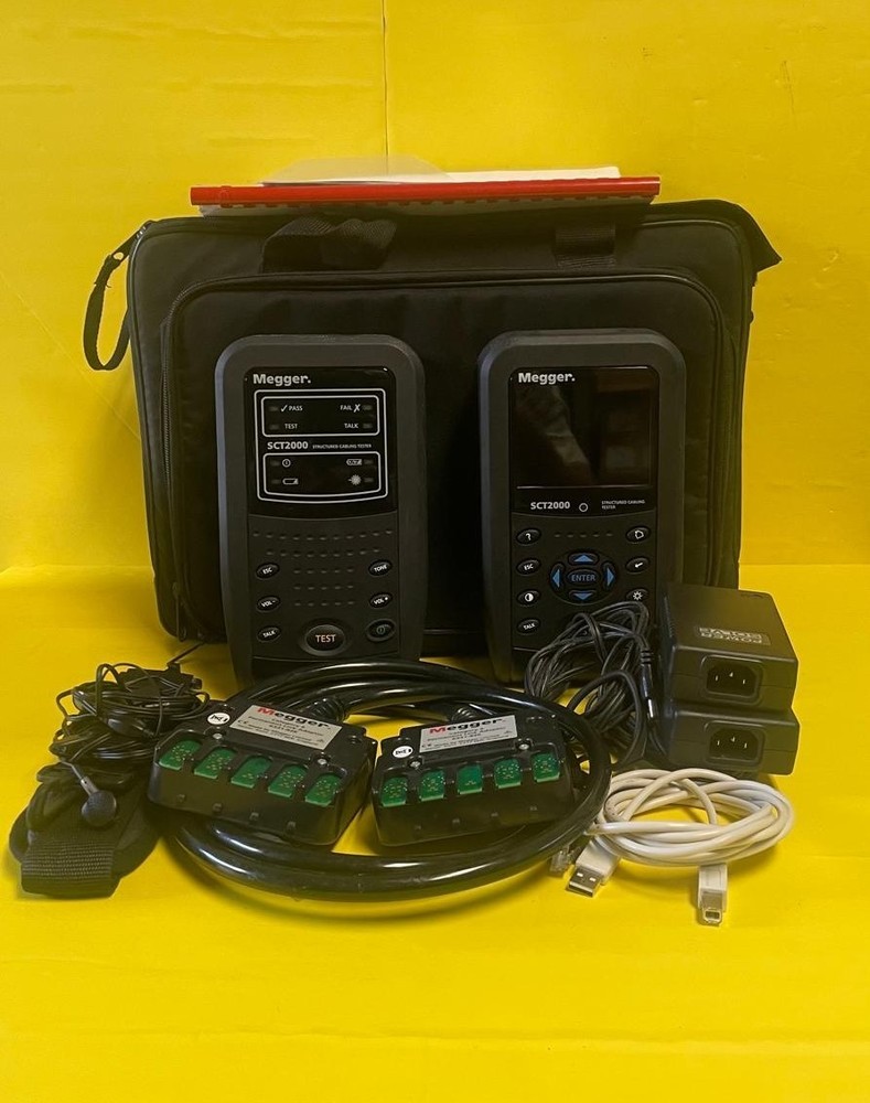 Megger SCT2000 Structured Cable Tester Kit SCT 2000 Series Cabling