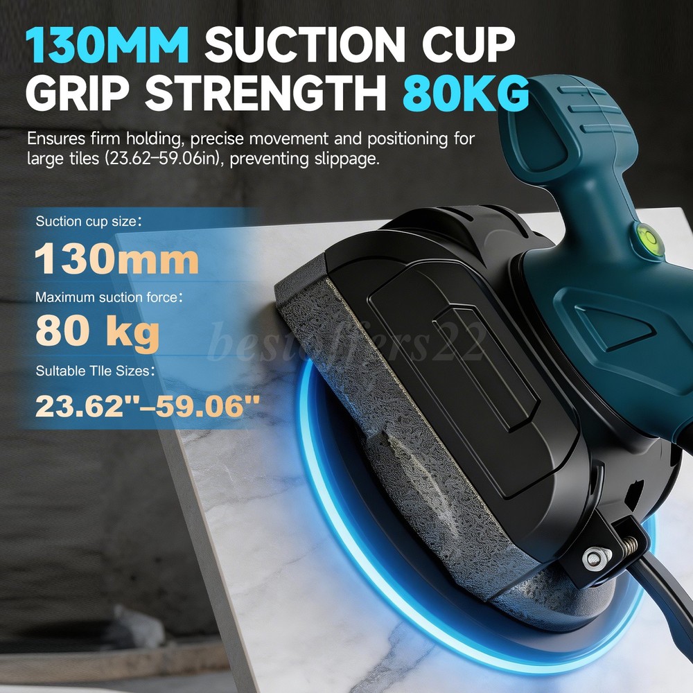 Tile Installation Tool Vibration Machine Single Tile Suction Cup Max 80KG /160LB