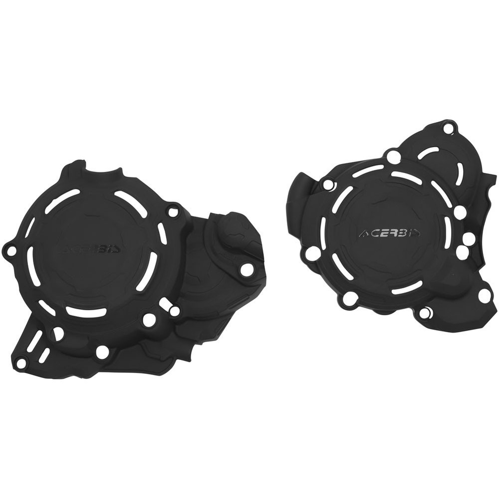 Acerbis 298323000190ff-e03ad4 X-Power Crankcase&Ignition/Clutch Cover Kit Black