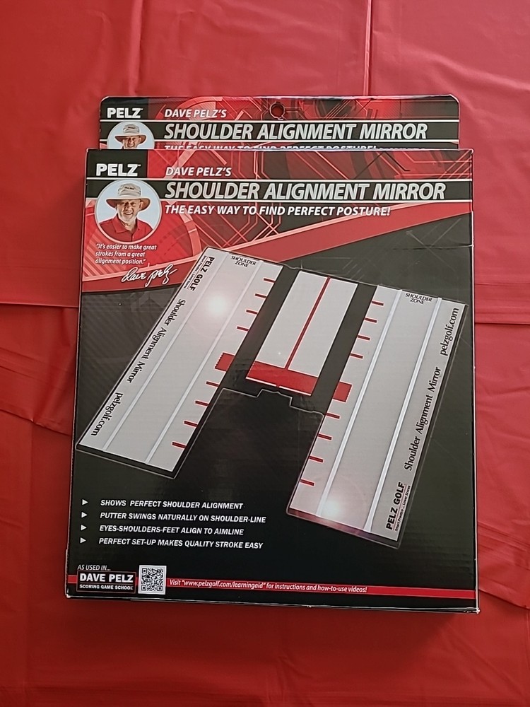 Pelz Golf DP4006 Shoulder Alignment Mirror, Clear, Standard New