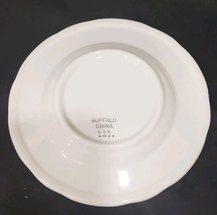 BUFFALO CHINA RESTAURANT WARE ATOMIC COLONNADE 4 PC Set C/S Dinner & Bread plate