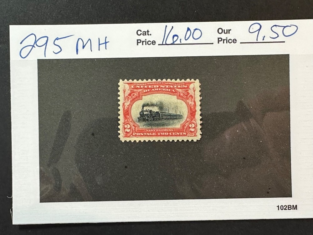Scott # 295 MH   2024 Scott Catalogue Value $ 16.00
